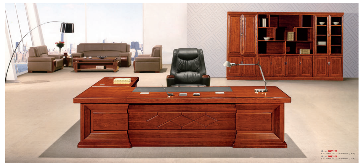 福州辦公家具-實木辦公桌系列款12